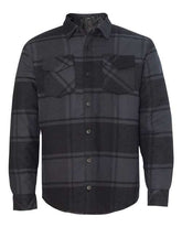 Men's Quilted Flannel Shirt Jacket - 8610